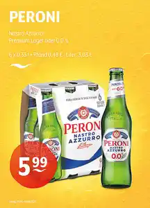 PERONI Nastro Azzurro Premium Lager oder 0,0 %