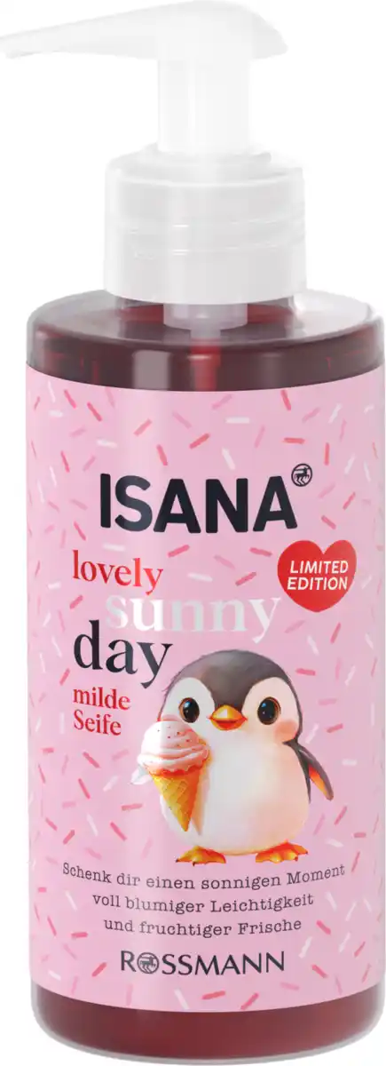 Bild 2 von ISANA Milde Seife Lovely Sunny Day, 300 ml