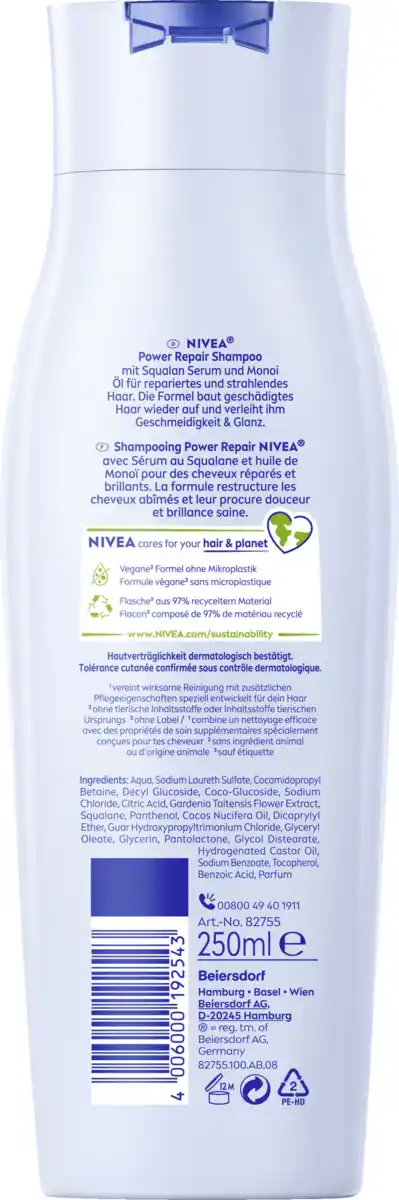 Bild 2 von NIVEA Power Repair Shampoo, 250 ml