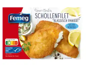 Femeg Schollenfilet aus der Nordsee,  250 g