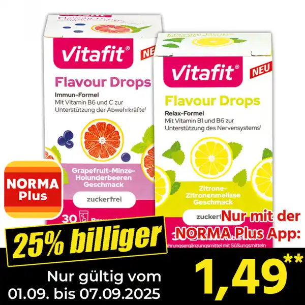 Bild 1 von Vitafit Flavour Drops