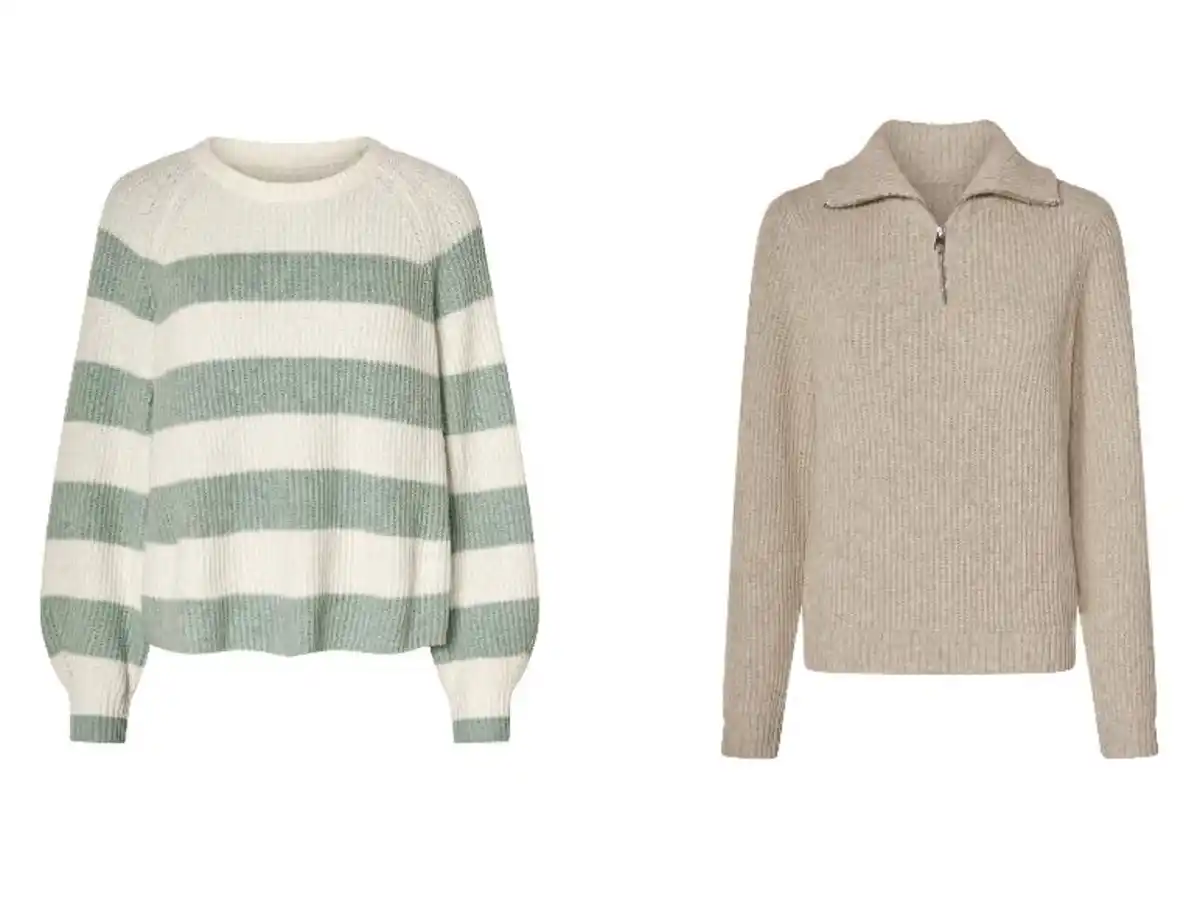 Bild 1 von esmara® Damen Stricktroyer / Strickpullover, mit Wollanteil