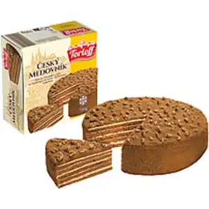 "TORTOFF" Torte mit Cremefüllung 47%, mit Backhonig 4,2%, ve...