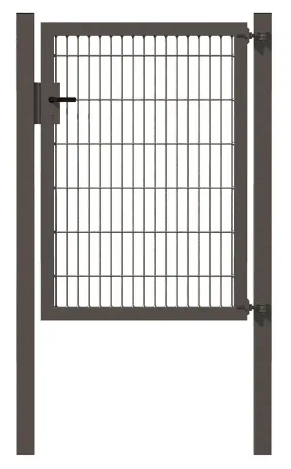 Bild 1 von Alberts Stabgitter-Einzeltor Flexo 100 x 100 cm Typ 6/5/6 anthrazit zE