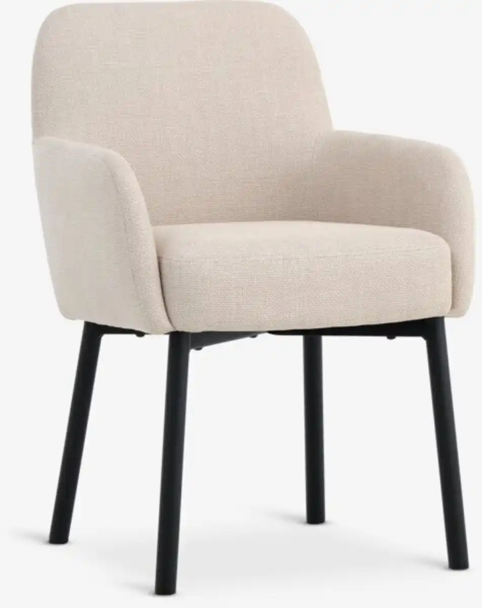 Bild 1 von Esszimmerstuhl SOTTRUP beige Stoff/schwarz