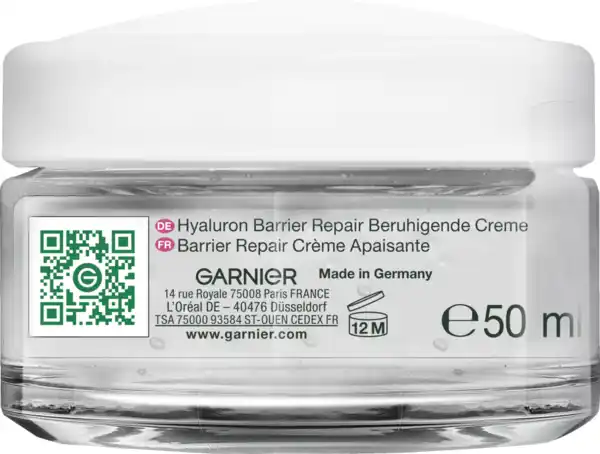 Bild 3 von Garnier Hyaluron Barrier Repair Beruhigende Creme, 50 ml