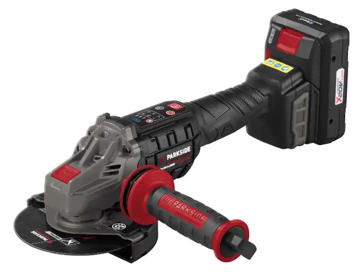 Bild 1 von PARKSIDE PERFORMANCE® 20 V Akku-Winkelschleifer »PWSAP 20-Li F6«, mit Akku und Ladegerät