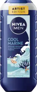NIVEA MEN 3in1 Duschgel Cool Marine Belebender Meeresduft, 250 ml