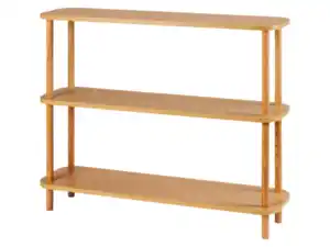 LIVARNO home Regal mit abgerundeten Ecken 100x30x80 cm
