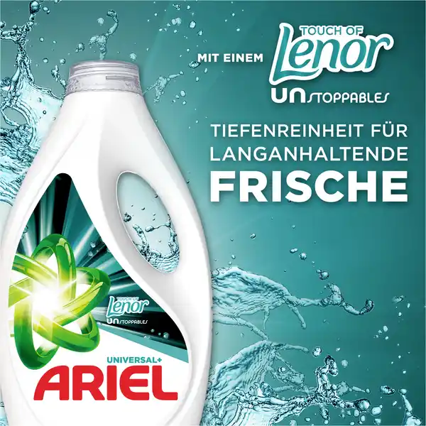 Bild 4 von Ariel Vollwaschmittel Flüssig Touch of Unstoppables 20WL, 20 WL
