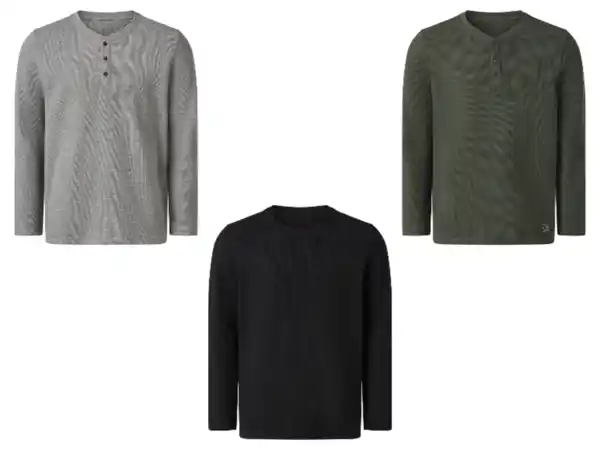 Bild 1 von esmara Men Herren Langarmshirt, Waffelstruktur