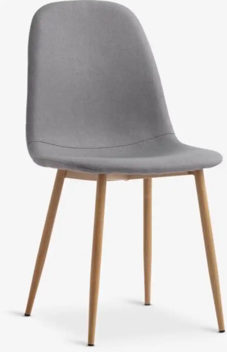 Bild 1 von Esszimmerstuhl JONSTRUP grau Stoff/eichefarben