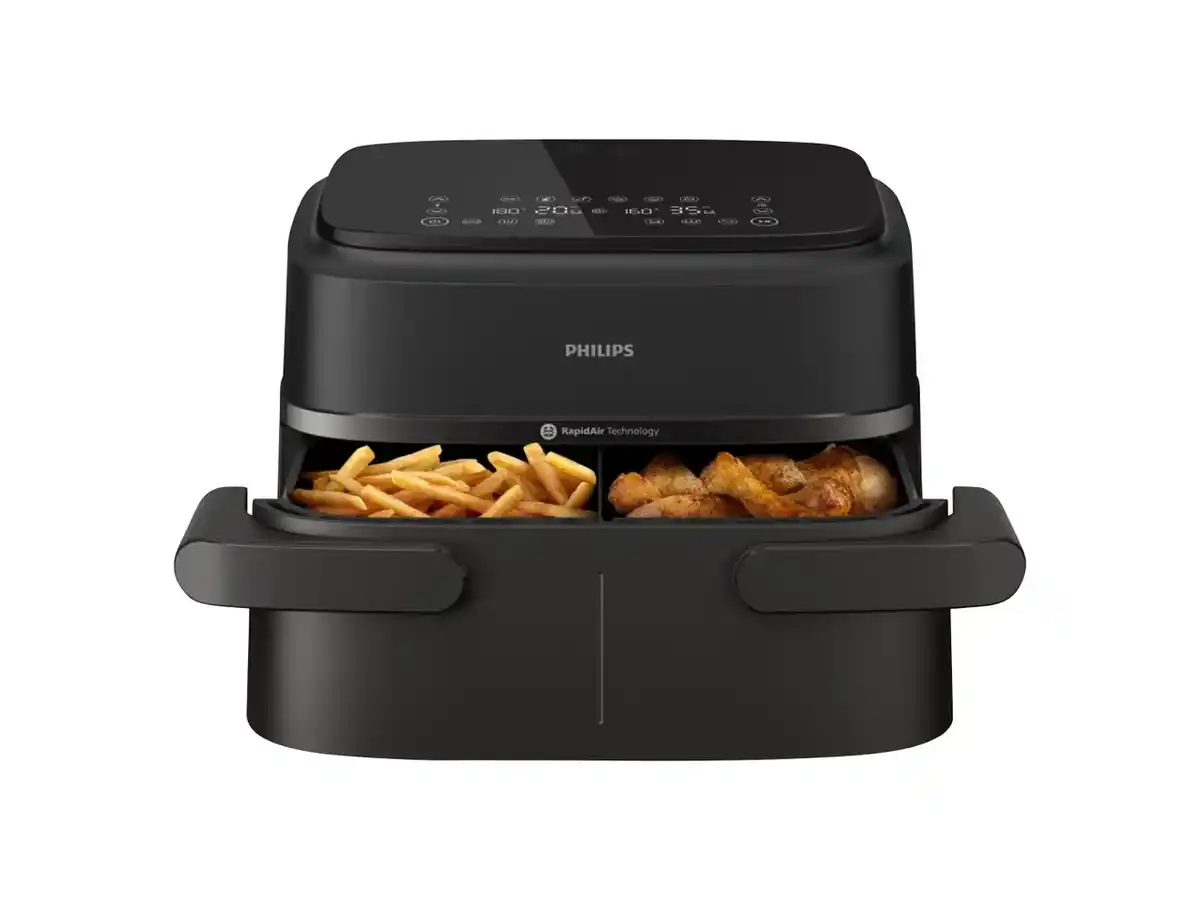 Bild 1 von Philips Doppelkammer-Heißluftfritteuse