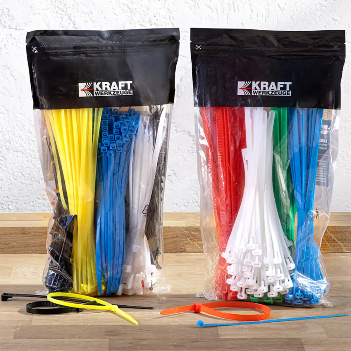 Bild 1 von Kraft Werkzeuge Kabelbinder XXL-Pack