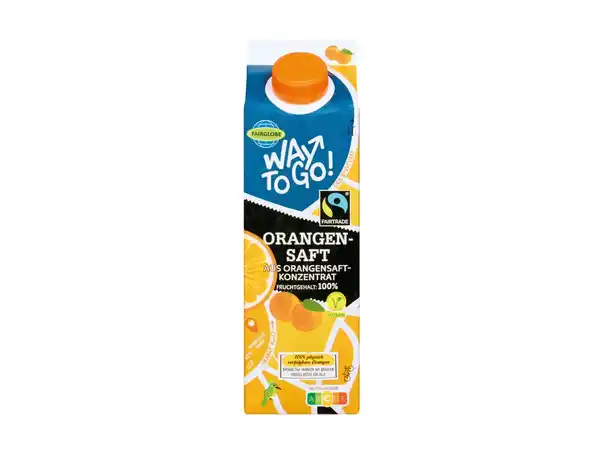 Bild 1 von Fairglobe Way To Go Orangensaft,  1 l