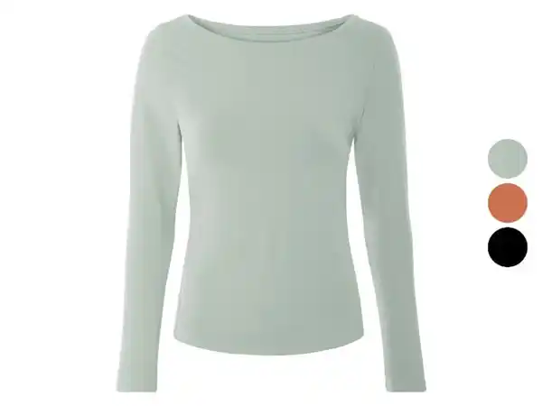 Bild 1 von esmara® Damen Langarmshirt, körpernah geschnitten
