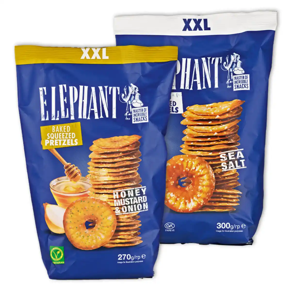 Bild 1 von Elephant Master Of Incredible Snacks Elephant Pretzels