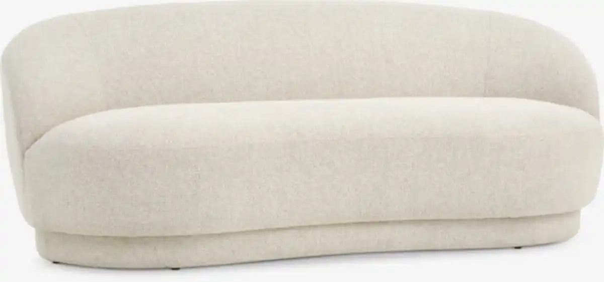 Bild 1 von Sofa ANDRUP 3-Sitzer oval beige Stoff