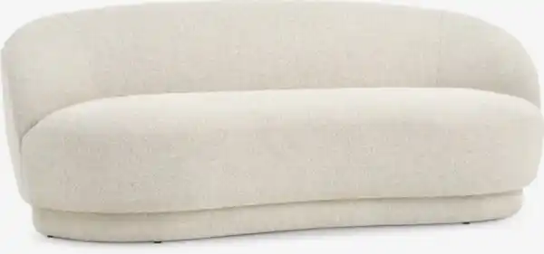 Bild 1 von Sofa ANDRUP 3-Sitzer oval beige Stoff