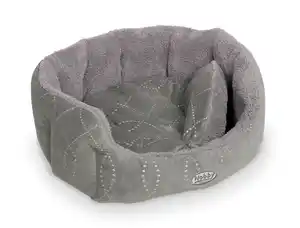 Nobby Komfortbett Ceno oval grau