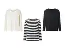 Bild 1 von esmara® Damen Langarmshirt mit Rundhalsausschnitt