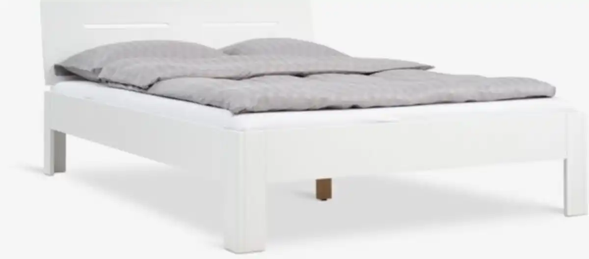 Bild 1 von Bettgestell OLSKER 140x200 weiß