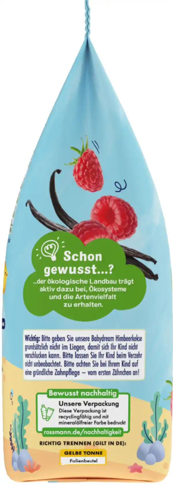 Bild 2 von Babydream Bio Himbeerkeks mit Bio-Himbeeren ab 1 Jahr, 125 g