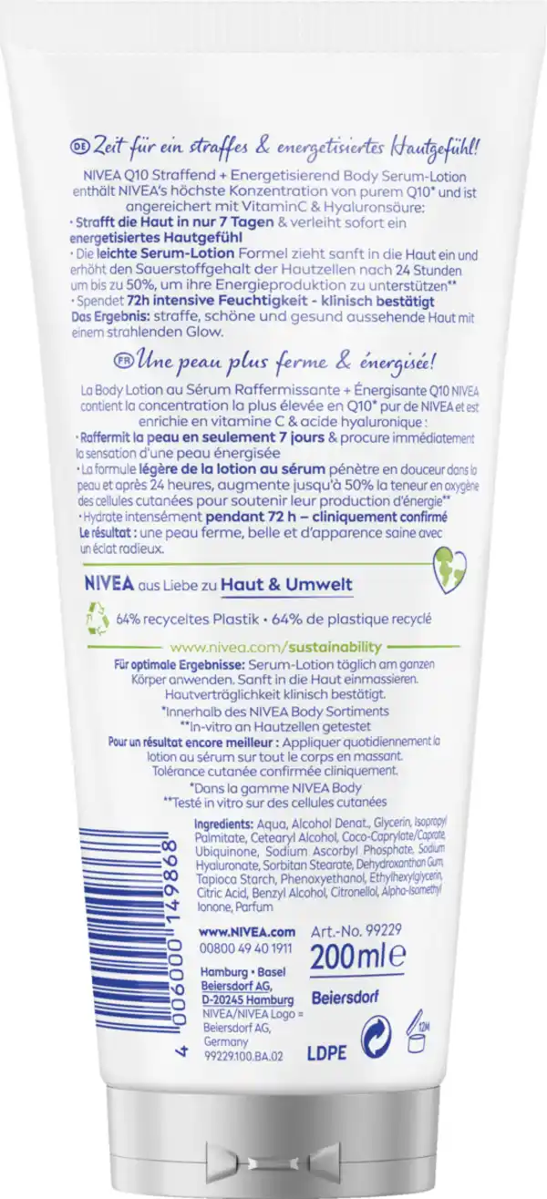 Bild 2 von NIVEA Q10 Body Serum-Lotion, 200 ml