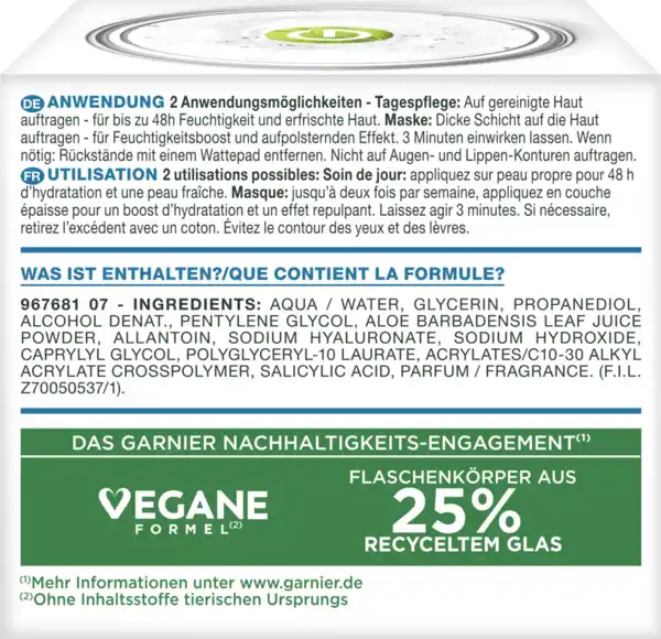 Bild 3 von Garnier Hyaluron Barrier Repair Gel-Creme, 50 ml