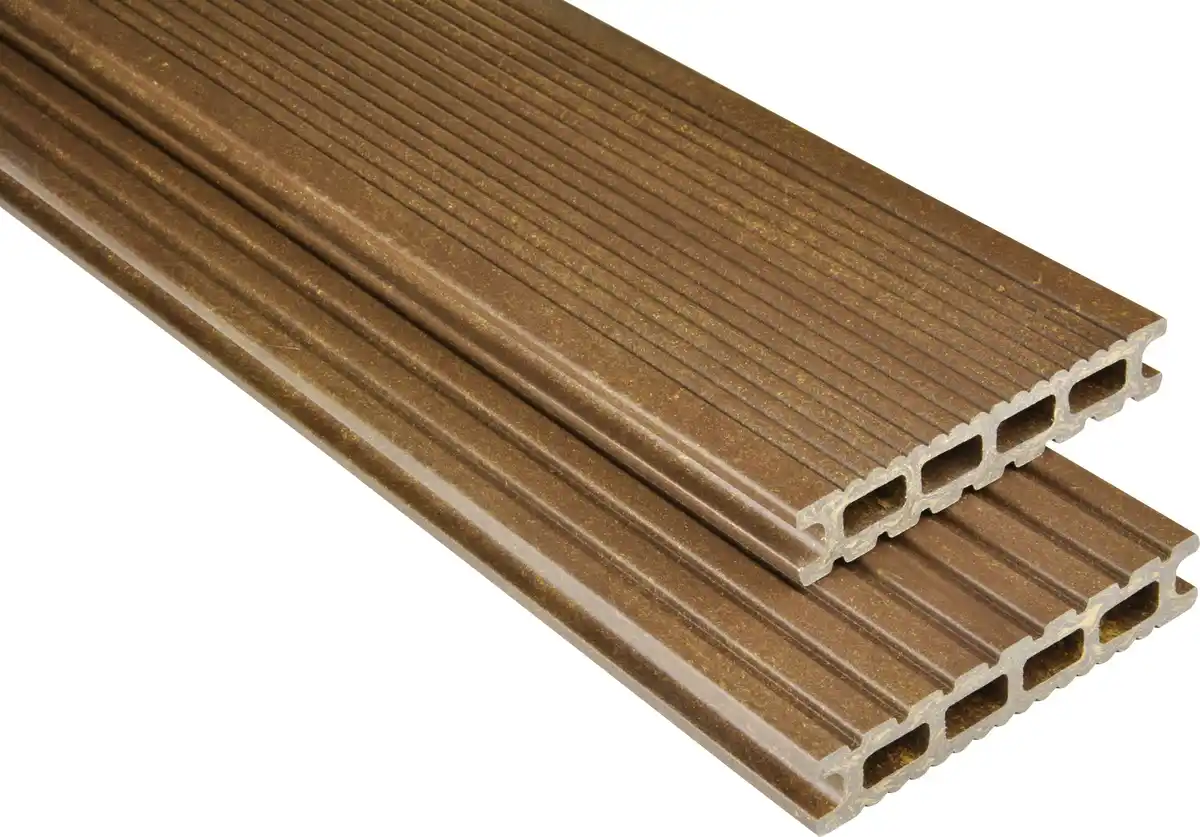 Bild 1 von Kovalex Terrassendiele WPC 300 x 14,5 x 2,6 cm walnuss mattiert
