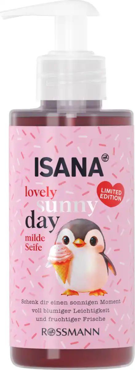 Bild 1 von ISANA Milde Seife Lovely Sunny Day, 300 ml