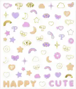 essence Polly Pocket Nagelsticker 01 Believe In The Little Things!
