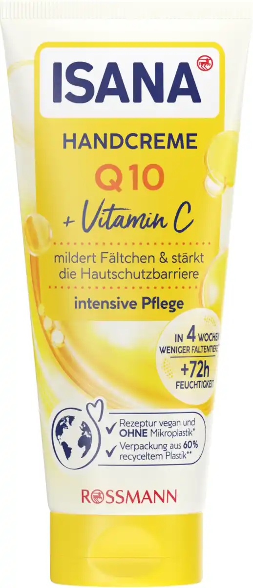 Bild 1 von ISANA Handcreme Q10 + Vitamin C, 100 ml