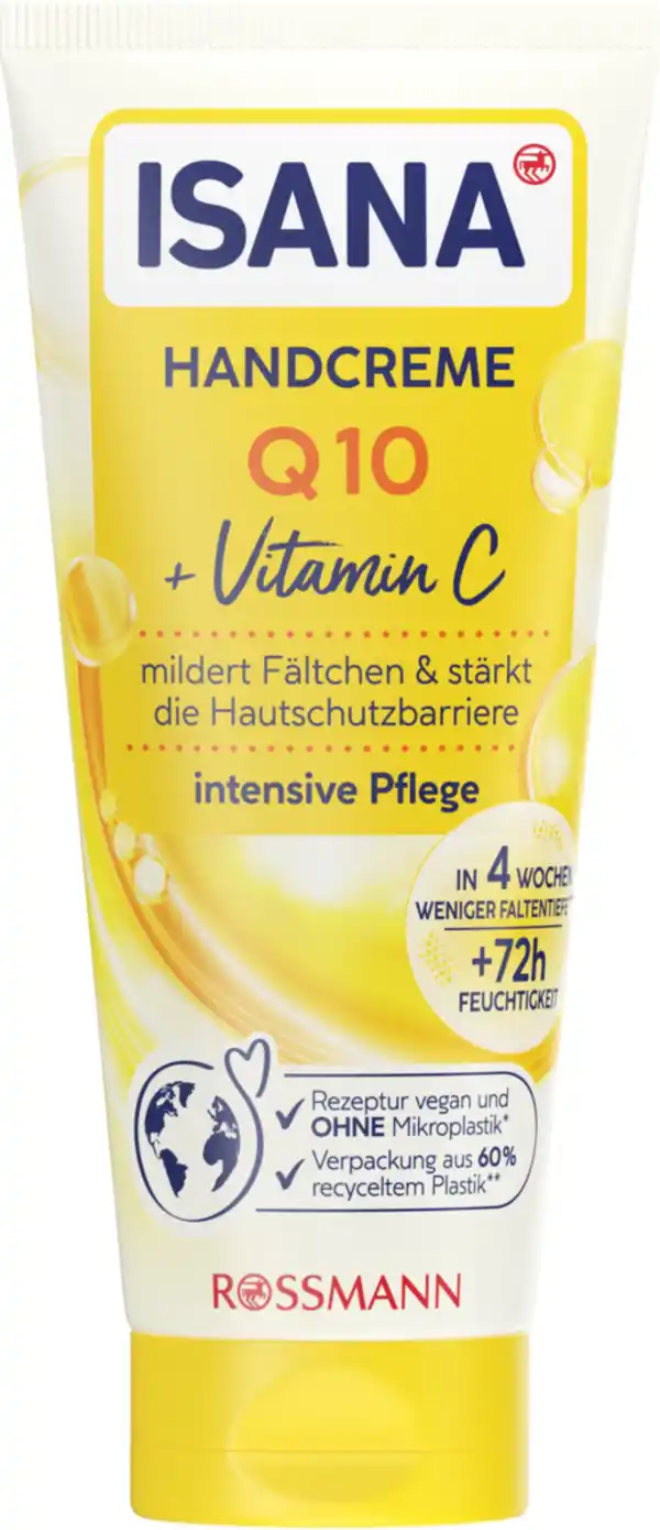 Bild 1 von ISANA Handcreme Q10 + Vitamin C, 100 ml