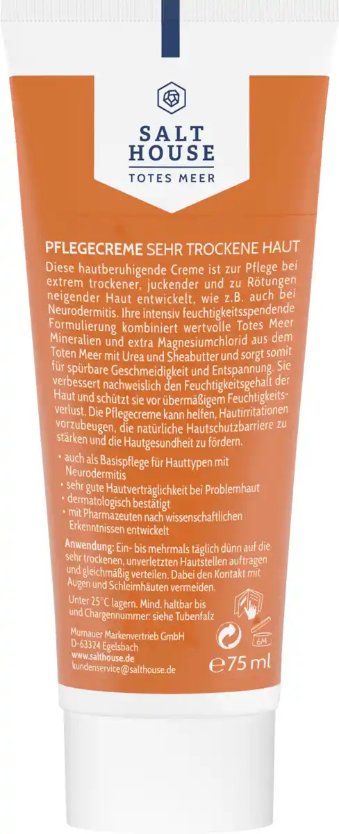 Bild 1 von Salthouse Totes Meer Therapie Pflegecreme, 75 ml