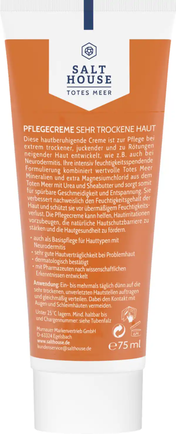 Bild 1 von Salthouse Totes Meer Therapie Pflegecreme, 75 ml