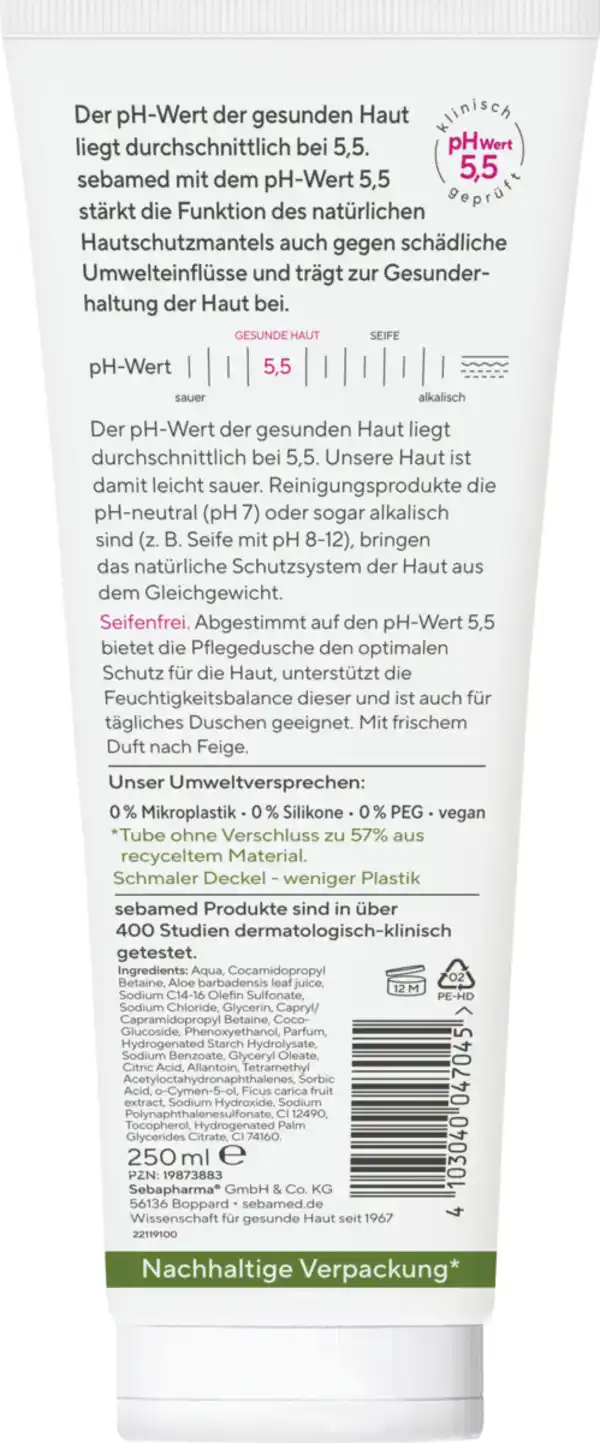 Bild 2 von sebamed Pflegedusche Feige, 250 ml