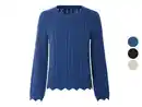 Bild 1 von esmara® Damen Lochstrickpullover, leger geschnitten, mit Baumwolle