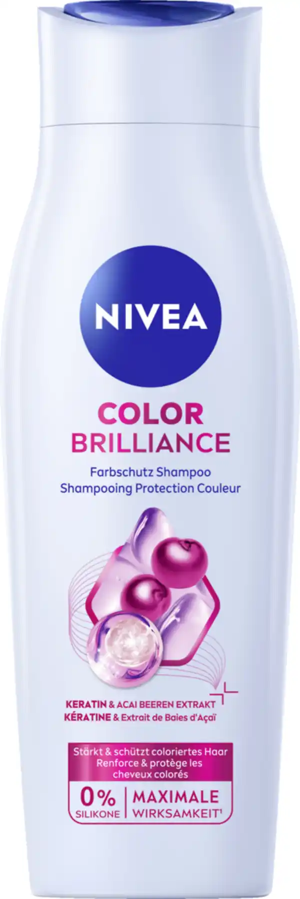 Bild 1 von NIVEA Color Brilliance Farbschutz Shampoo, 250 ml