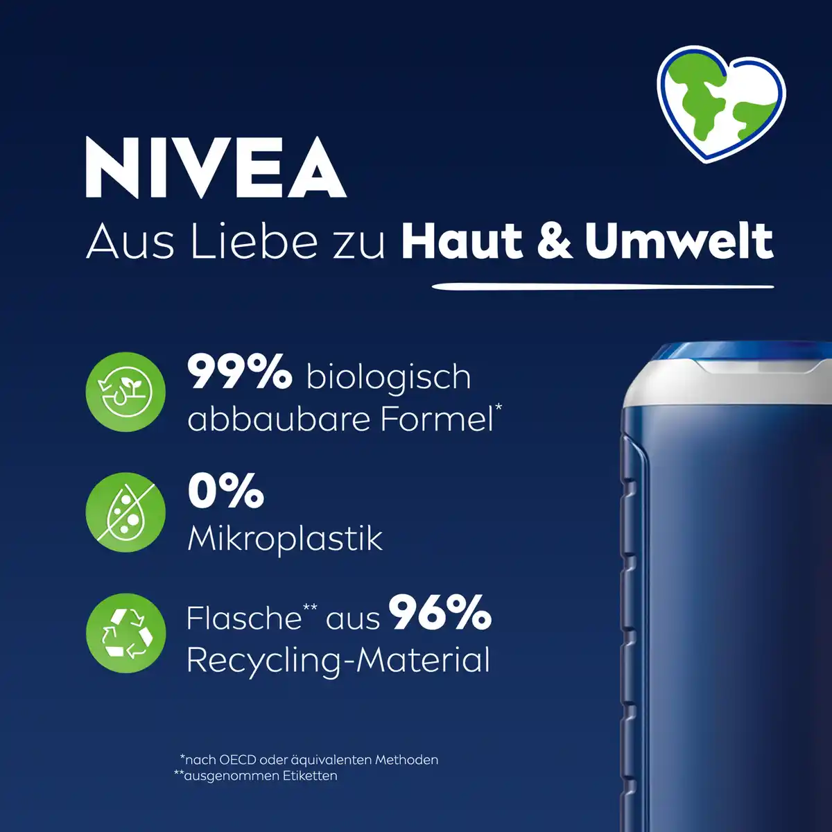 Bild 4 von NIVEA MEN 3in1 Duschgel Sport 24H Fresh Effect, 500 ml
