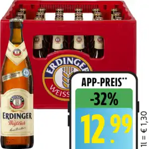 Erdinger Weißbier oder Brauhaus Helles