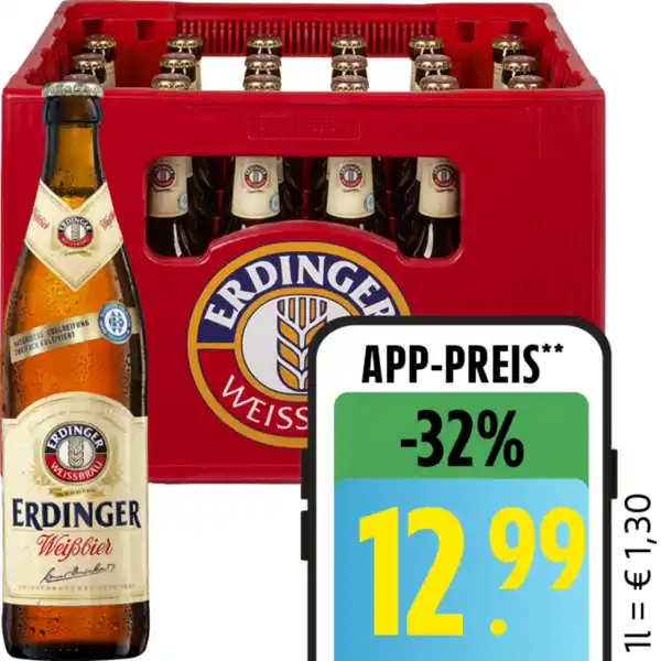 Bild 1 von Erdinger Weißbier oder Brauhaus Helles