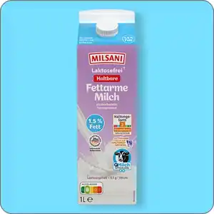MILSANI Laktosefreie H-Milch², 1