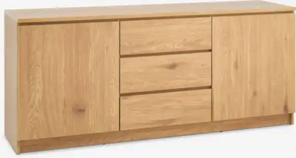 Bild 1 von Sideboard LIMFJORDEN 2 Türen 3 Schubladen eiche