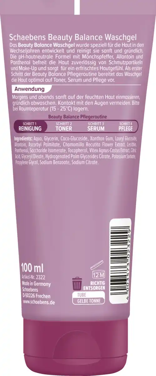 Bild 2 von Schaebens Beauty Balance Waschgel, 100 ml