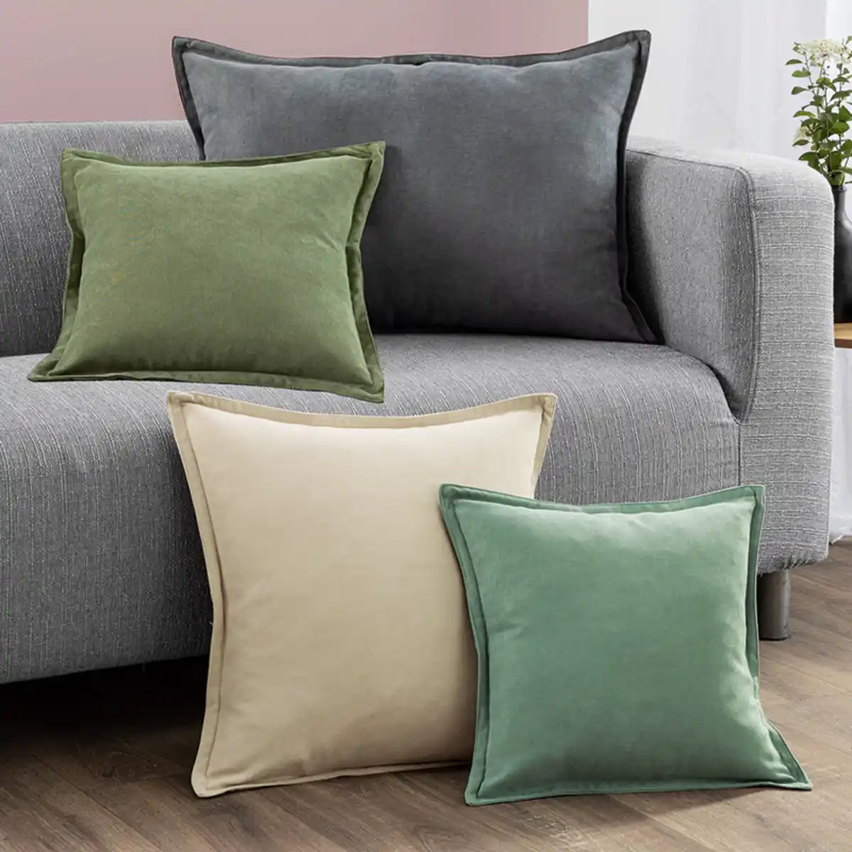 Bild 1 von Bella Casa Mikrofaser-Kissenhülle "Nizza"