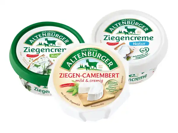 Bild 1 von Der grüne Altenburger Ziegen-Camembert/Ziegencreme