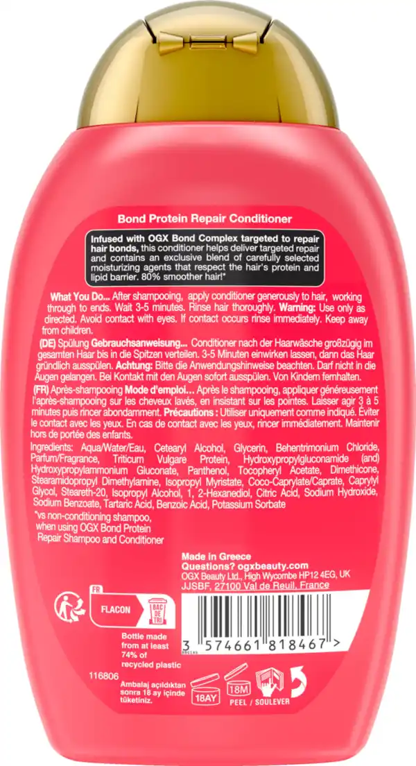Bild 2 von ogx Bond Protein Repair Conditioner, 385 ml