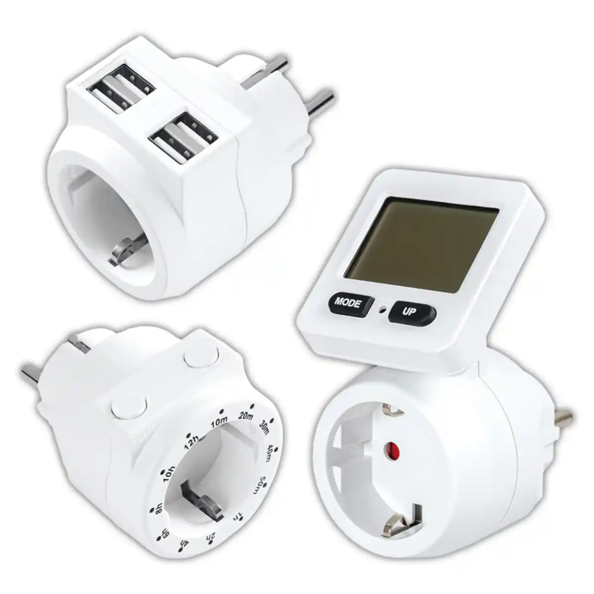 Bild 1 von Powertec Electric Steckdosenadapter