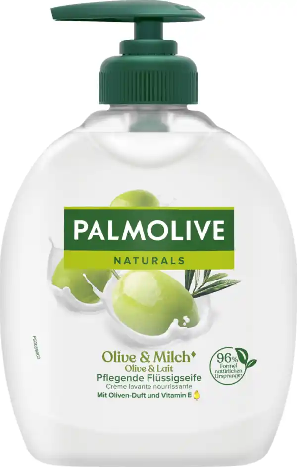 Bild 1 von Palmolive Pflegende Flüssigseife Olive & Milch, 300 ml